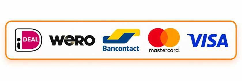 Betalen met iDEAL, Wero, Bancontact, Mastercard of Visa
