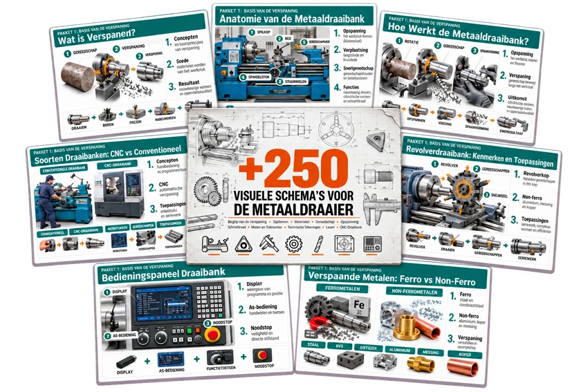 Mock-up +250 Visuele Kaarten voor Draaiers