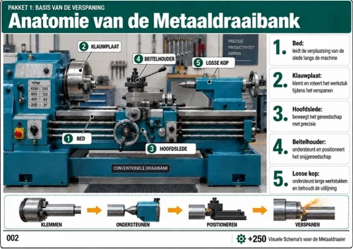 Anatomie van de Draaibank