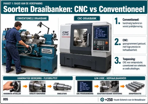 CNC vs Conventionele Draaibank